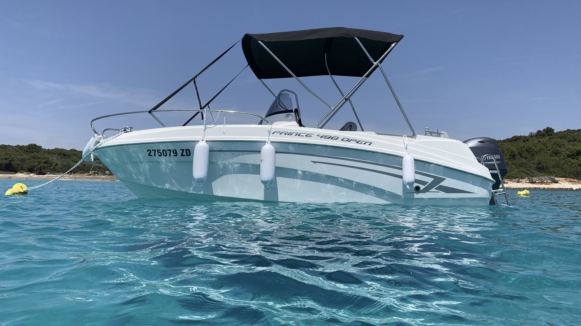 Location de bateaux à moteur à Zadar – Prince 490 Open