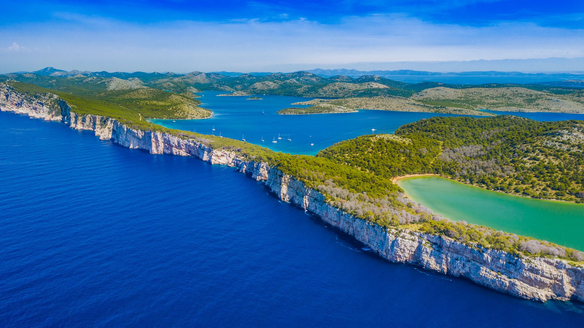 Parc naturel de Long Island Telašćica et îles Kornati